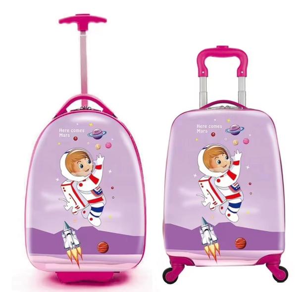 Buy cheap Customizable Pattern Design Cute Trolley School Bag Lightweight Kid Travel Bag School Bag from wholesalers