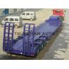 Buy cheap 3 Line 6 Axles Truck Trailer Low Bed , Low Bed Lorry Loading 100 Tons from wholesalers