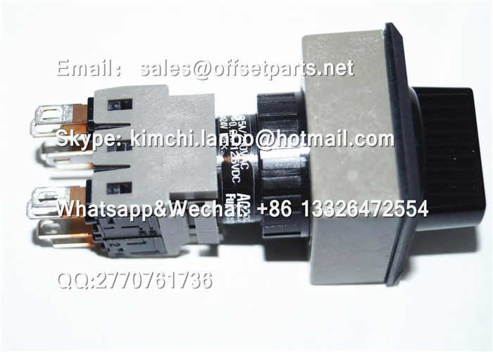 AG225-PL3W22E3 5BB-6101-320 komori three-stage selection switch original part for offset printing machine