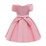 Girls Dress 2022 New Summer Children's Clothing Pink Suspender Skirt Western