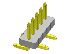 Wholesale Single Row Pin Headers Connectors Straight SMT Type 1*2PIN To 1*40PIN from china suppliers