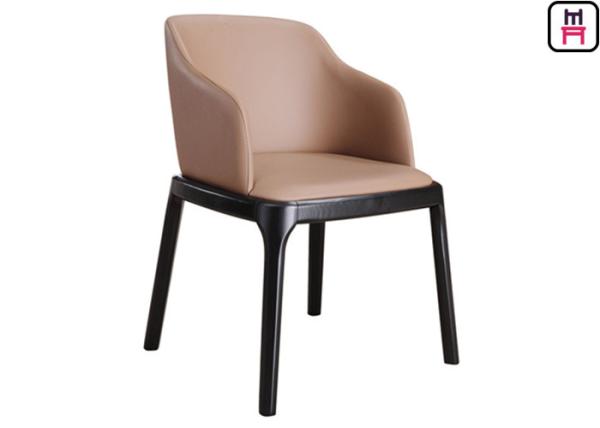 Padded Grace Arm Chair Wood Restaurant Chairs Modern Furniture With Round Safe
