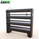Charger Rack for Corded Cap Lamp, Mining Lamps Charging Station Cabinet