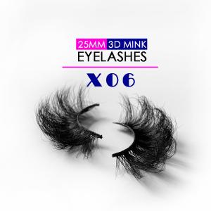 Buy cheap Customized Very Natural False Eyelashes 25MM Length With Packaging Box product