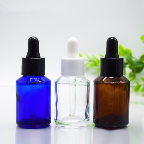 Buy cheap 1oz 2oz 15ml 30ml 50ml Amber Empty Angled Shoulder Glass Dropper Essential Oil Bottle Packing Logo Customized Accepted from wholesalers