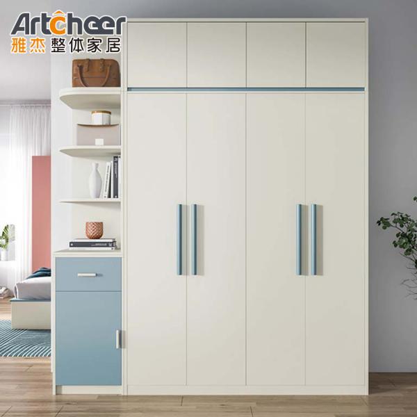 Buy cheap Adjustable Shelf White Melamine Wardrobe for Modern Bedroom in White Finish from wholesalers