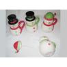Buy cheap Handpainted Christmas 3D Snowman Mug , Embossed Coffee Mugs Mug With Spoon from wholesalers