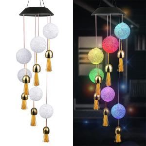 Buy cheap DC6V Solar LED Garden Lights 80lm Hummingbird Wind Chime from wholesalers