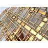 Buy cheap Ornamental Decorative Woven Wire Mesh Rustproof Antique Brass 3mm Thick from wholesalers