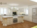 1m 2m HPDL Home White Timber Solid Wood Kitchen Cabinets Carcase White