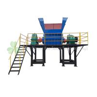 Buy cheap 2 Knives Single Shaft Shredder Machine For Aluminum Scrap Metal Low Loise product