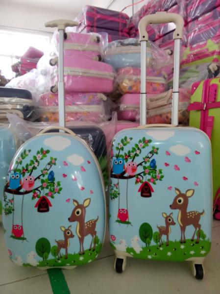 hot sale lovely kids trolley luggage bag suitcases in baigou baoding hebei China