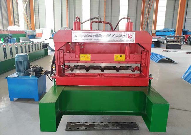 roofing sheet profile crimping curving arch roll forming machine