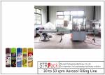 0.75KW Liquid Filling And Capping Machine / Aerosol Paint Can Filling Machine