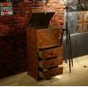 Buy cheap Tan Brown Vintage Storage Trunks , Decorative Trunk Chest Top Grain Genuine Leather from wholesalers