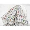 Buy cheap Full Cartoon Printing Personalized Dinner Napkins , Cotton Linen Napkins For Family / Banquet from wholesalers