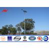 Buy cheap Outdoor HDG12m Street Light Poles Powder Coating 15 Years Warranty Time from wholesalers