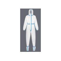 Buy cheap Elastic Waist Hooded Medical Disposable Protective Coveralls product