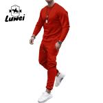 Activewear Men Sportswear Set Custom Polyester Cotton Plus Size Set