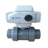 Buy cheap Chemical Resistant UPVC Electric Ball Valve Thread Connection Straight Through Type from wholesalers