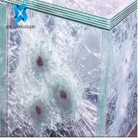 Buy cheap High Hardness Laminated Bullet Proof Glass Thickness Size Customized product