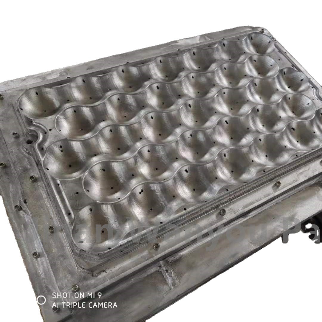 Customizable Egg Tray Forming Mold Made Of Plastic Or Aluminum