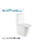 Buy cheap Two Piece Rimless Close Coupled Toilet For Bathroom With European Style from wholesalers
