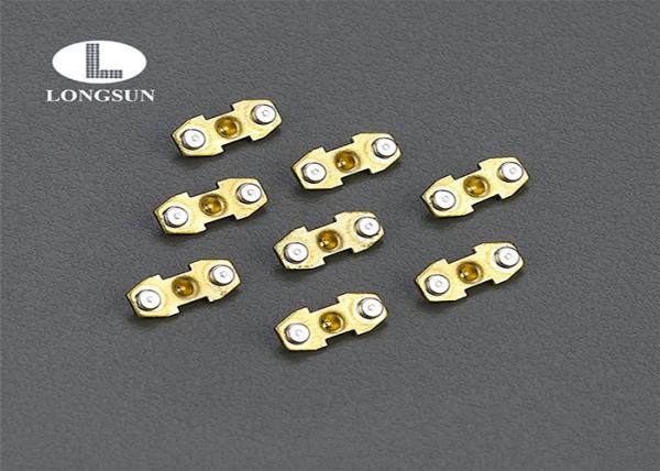 Low Resistance Metal Stamping Tools Brass Contact Bridge For Electrical