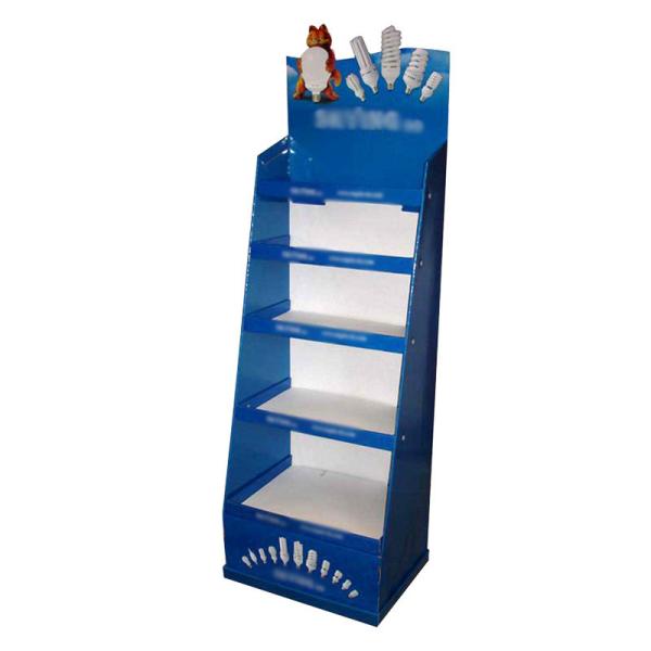 Buy cheap Supermarket Corrugated Display Boxes Carton Display Stands Matte Film Lamination from wholesalers