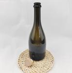 500ml 750ml Glass Liquor Beverage Burgundy Wine Bottle with Round Shape