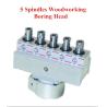 Buy cheap High quality 5spindles woodworking boring head/multiple spindle boring machine heads for drilling / drills the platoon from wholesalers