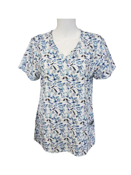 Buy cheap 125 GSM Medical Uniform Womens Scrub Tops 95% Polyester 5% Spandex from wholesalers