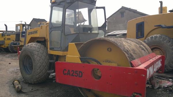 Buy cheap Year 2006 Heavy Equipment Smooth Drum Roller Dynapac CA25D For Road Construction from wholesalers