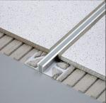 Aluminum Alloy Movement Joint Wood Floor And Tile Finishing Closing