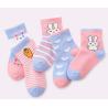 Buy cheap Striped Tube Kids Socks With Needle 120N Kids Happy Socks Cotton Children Sock from wholesalers