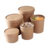 Buy cheap 26oz Biodegradable Disposable Bowls Paper Soup Cups With Lids 11.5cm Height from wholesalers