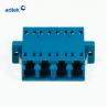 Buy cheap Singlemode Quad LC Fiber Adapter 0.2dB 1000mating With Flange from wholesalers