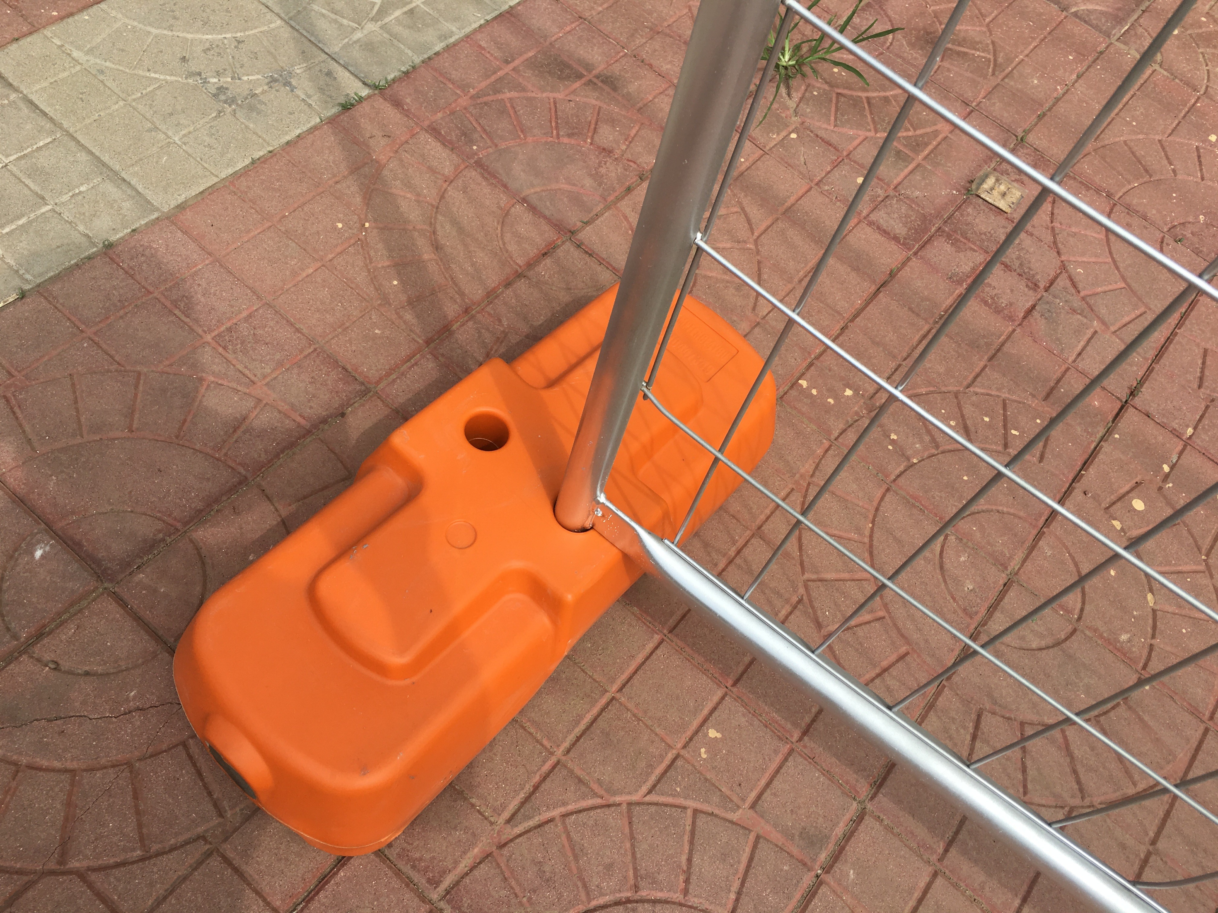 Professional Portable Temporary Fence Panels With Temporary Fence Stay