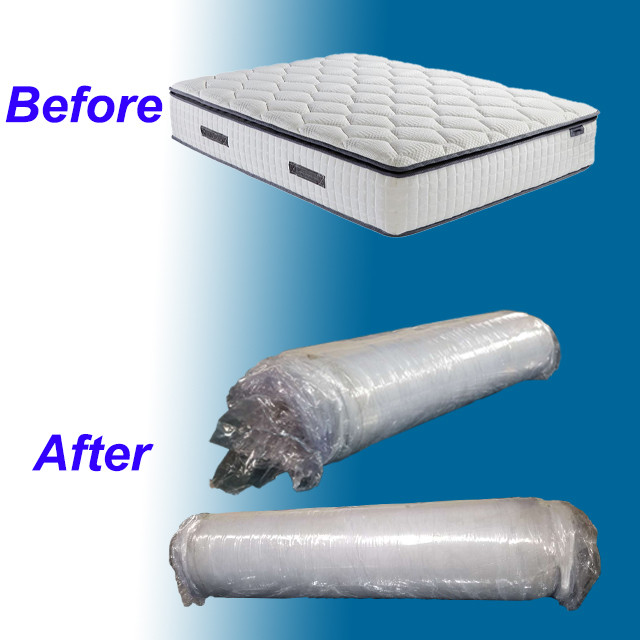 Packaging Mattress Production Line Mattress Roll Packing Machine Mattress Compressor