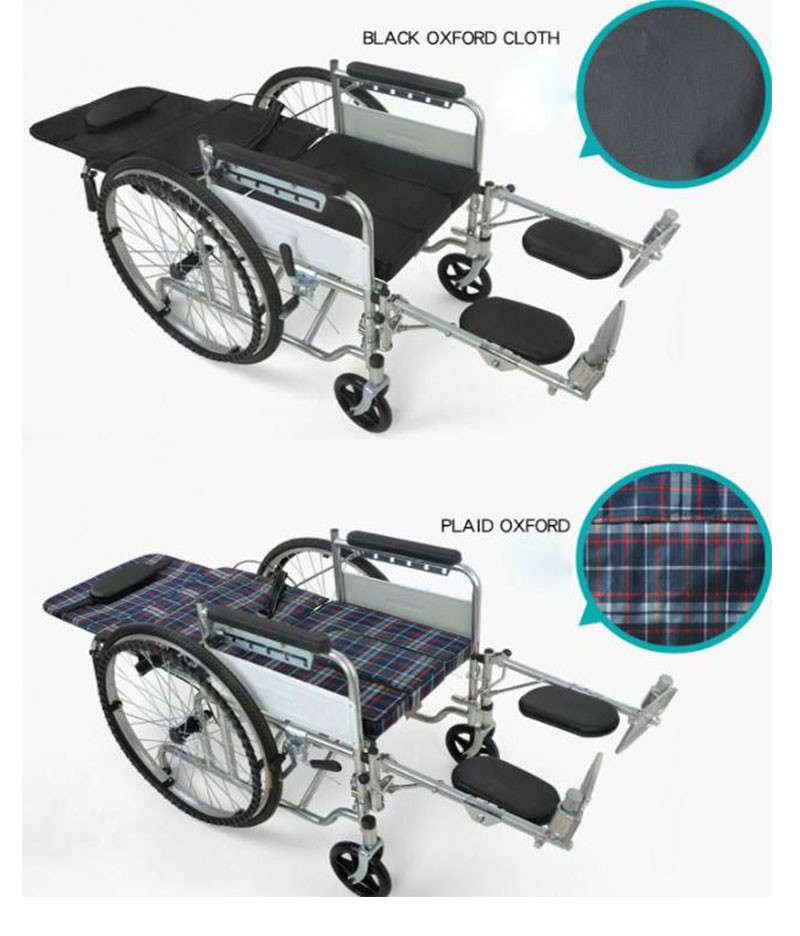 Light Manual Medical Transport Wheelchair Rehabilitation Equipment Load 100kg