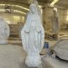 Buy cheap Marble Virgin Mary Sculpture Life Size Religious Saint Mary Statue Stone Carving Home Decoration Church from wholesalers