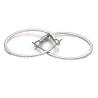 Buy cheap 18K White Gold 0.39 Carat Daimonds Hoop Earrings for Women Gift (GDE021) from wholesalers
