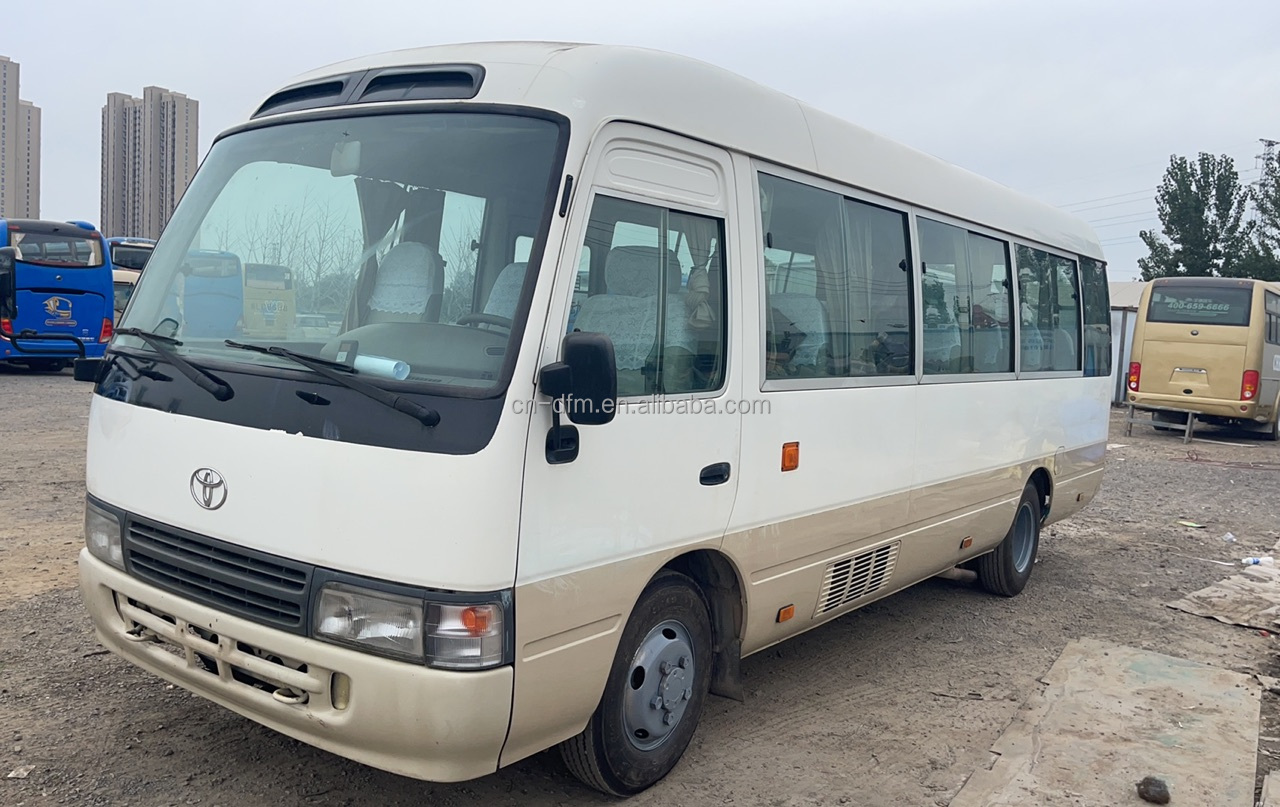 2015 Good Condition 30 Seats Diesel Type Used Coaster Bus V6 4.0 6GR 2.7L VVT-I Engine