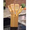 Buy cheap Professional Grade Bamboo Utensil Set Eco Friendly With Ergonomic Handle from wholesalers