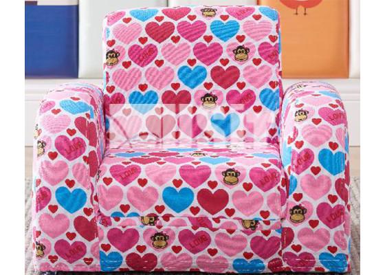 Buy cheap Lovely 2 In 1 Flip Open Couch Bed Kid's Sofa Indoor Furniture Paul Frank Design from wholesalers