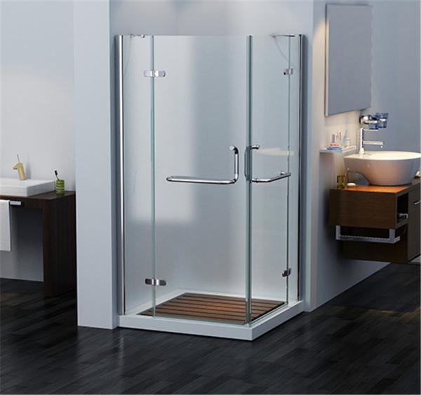 Buy cheap Customized Tempered Glass Shower Enclosure 921L Square Swing Shower Door from wholesalers