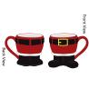 Buy cheap Hand Painted Santa Christmas Mugs , Santa Pants Mug Stoneware Dolomite from wholesalers