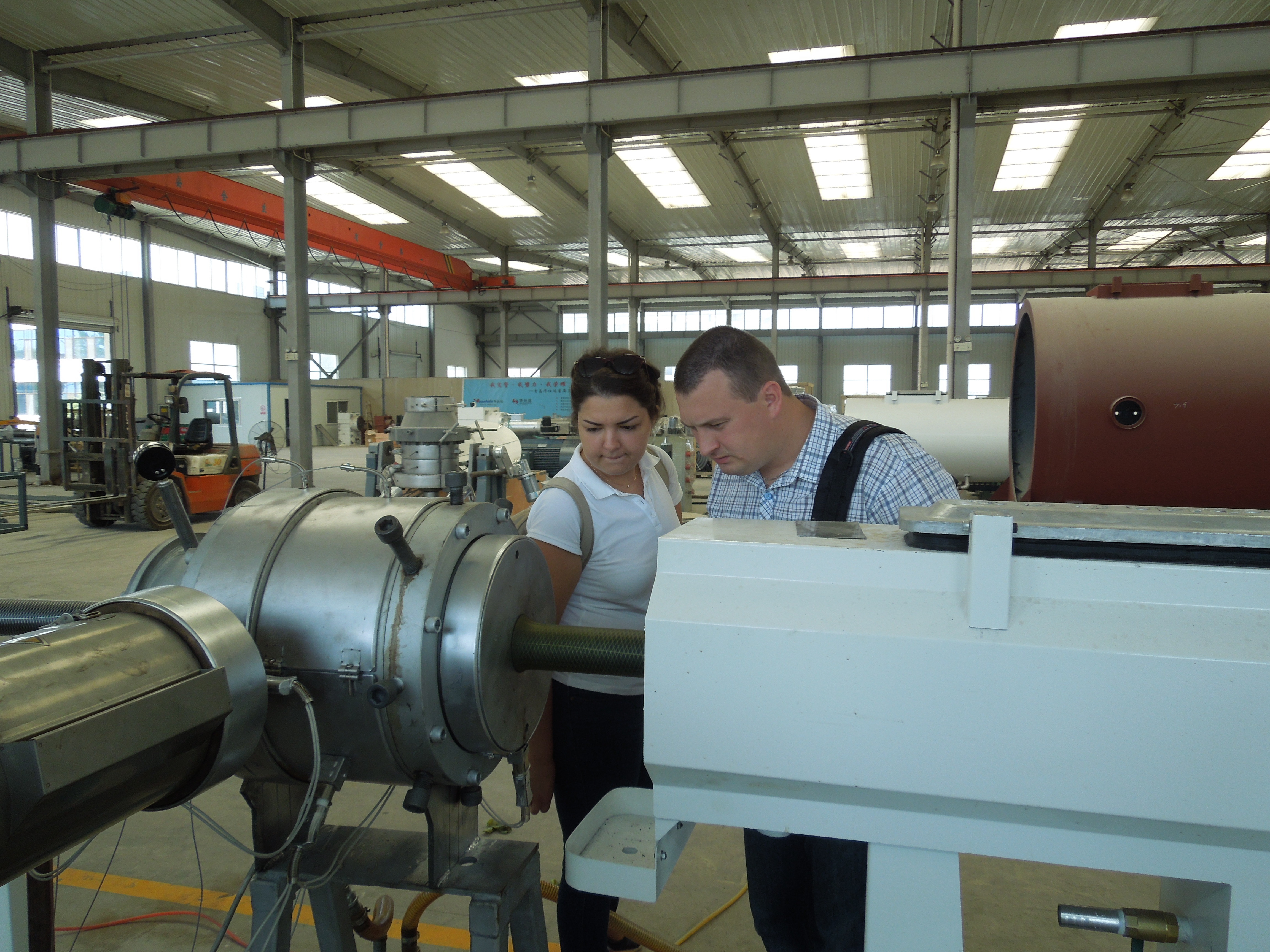20-Year HDPE PE Extrusion Jacket Casing Pipe Machinery For Preinsulated Pipe