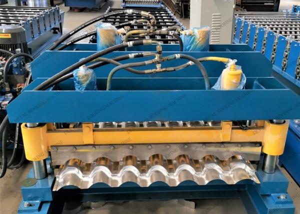 Buy cheap 7500kg Corrugated Roofing Machine 50hz Steel Roofing Roll Forming Machines from wholesalers