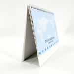 Yearly Desk Wall Calendar Middle Size Double Wire O Binding For Kids Writing